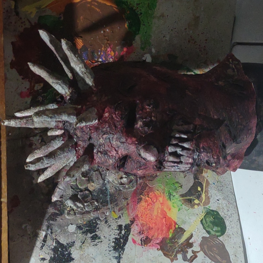 Demon mask homemade